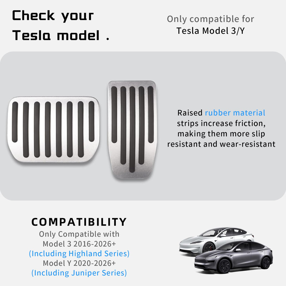 CYBERBEANS brake pedal cover for Tesla Model 3/Y improves pedal feel and durability