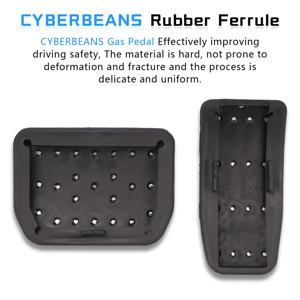 CYBERBEANS model Y perf pedal cover fits 2025-2026 refresh for secure use