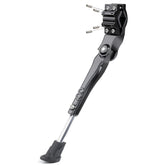 CyclingDeal rear kickstand close-up highlighting the four-bolt patent clamp for stability