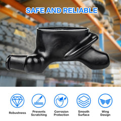 CYELARS plastic duck beads prevent metal contact with wheels during demounting.