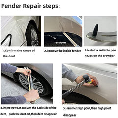 CYGOODS dent repair kit suitable for fenders motorcycles and appliances