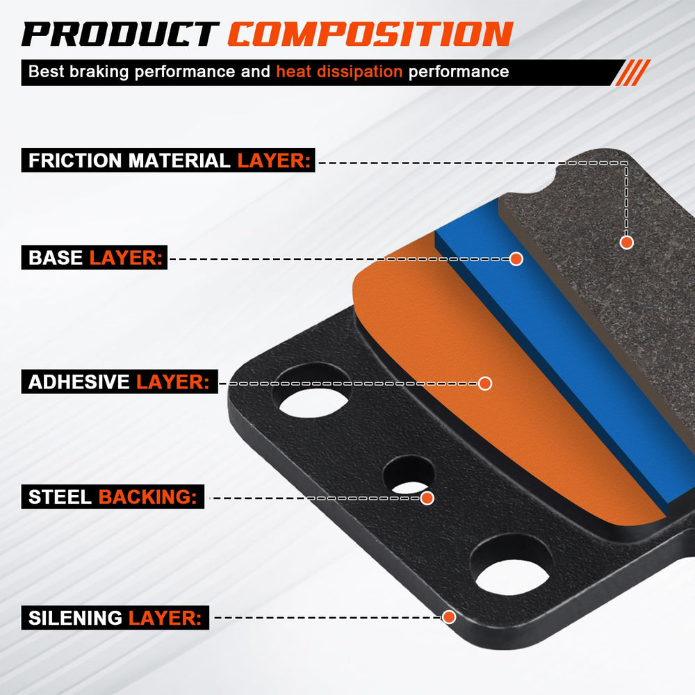 Cyleto brake pads dimensions 46 x 45 x 7.8mm, precise fit for reliable braking