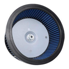 Installation steps guide for replacing the Cyleto air filter on a Harley.