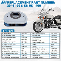 Cyleto HD-1499 air filter close-up showing seal and media