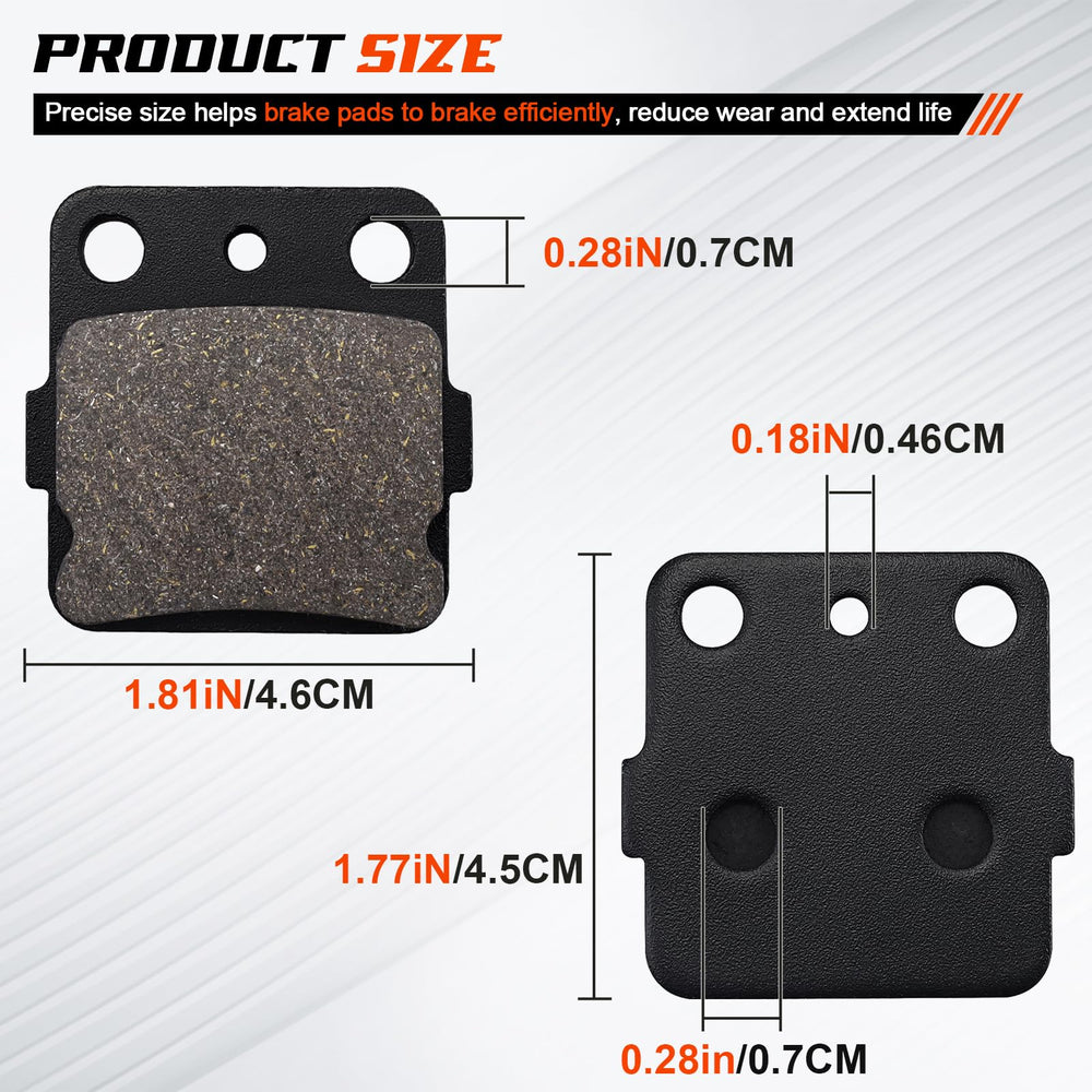 Cyleto Kevlar carbon fiber brake pads close-up, showing durable compound for longer disk life