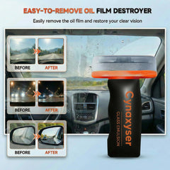 Cynaxyser microfiber pad stays in place for quick, thorough wipe