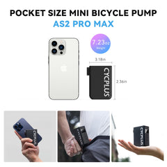 CYCPLUS AS2 Pro Max auto-stop prevents over-inflation.