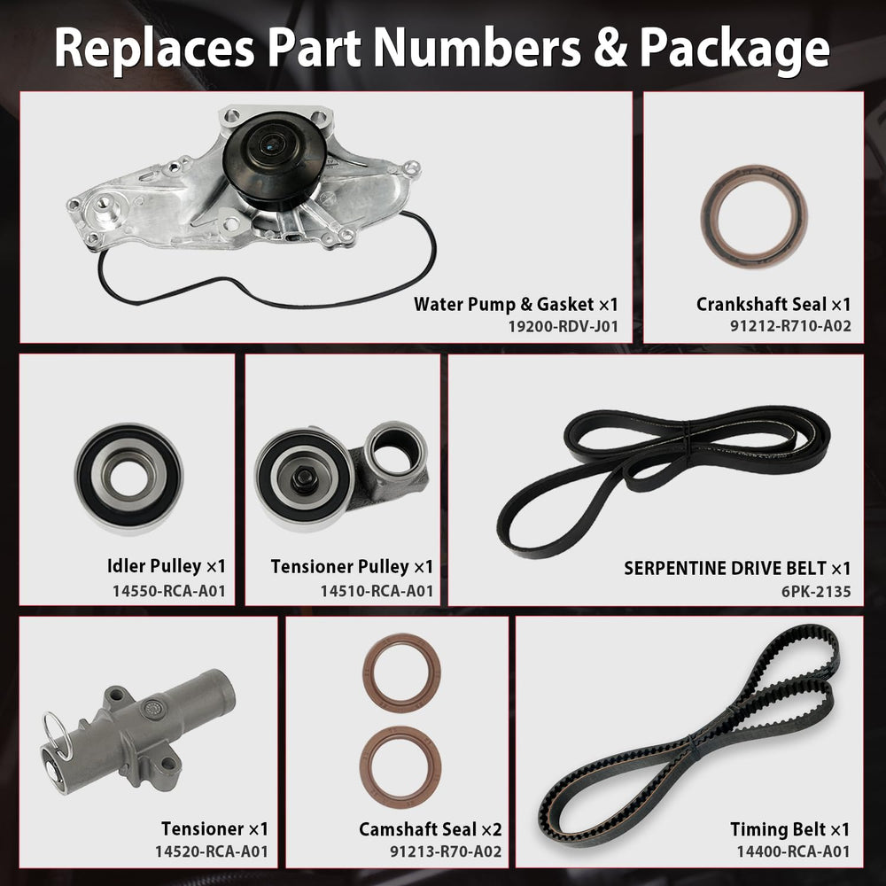 CYTROBE TKH002 drive belt section for smooth engine timing.