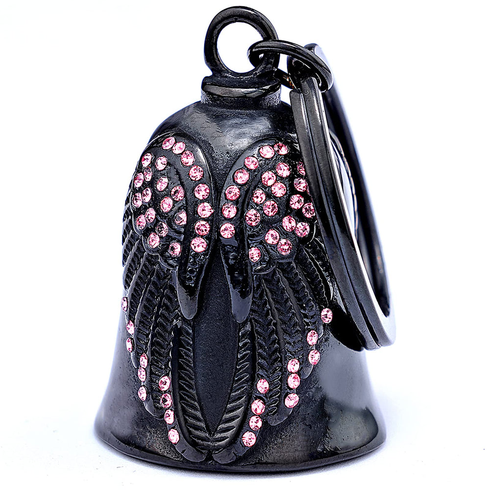 CYZBTBl pink motorcycle angel bell with a 3D design for riders.