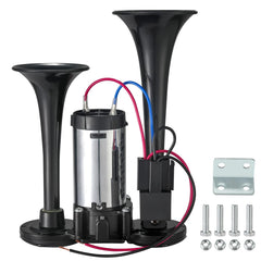 CZC AUTO 12V 120dB air horn with dual trumpets for louder road signaling