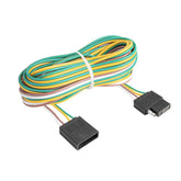 CZC AUTO 4pin trailer wiring extension shows 25 ft reach for flexible setup.