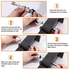 CZC AUTO two keys included with watertight cap to protect the keyhole