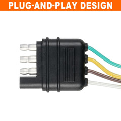 CZC AUTO removable magnetic trailer lights are easy to detach
