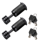 CZC AUTO trailer coupler lock 1/4 inch for secure hitching.