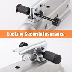 CZC AUTO weather-cap trailer lock stays protected against rain and snow