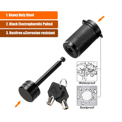CZC AUTO watertight rubber cap protects the lock from weather.