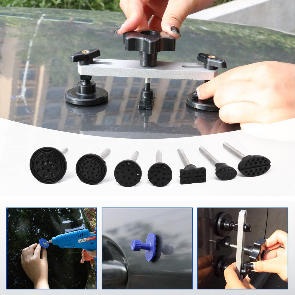 CZJCMECH dent puller tabs help secure tabs on the dented metal surface