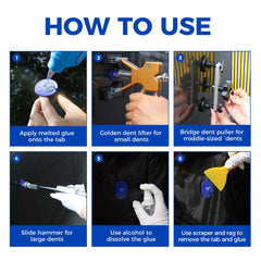 CZJCMECH hot melt glue gun for quick tab adhesion during repairs