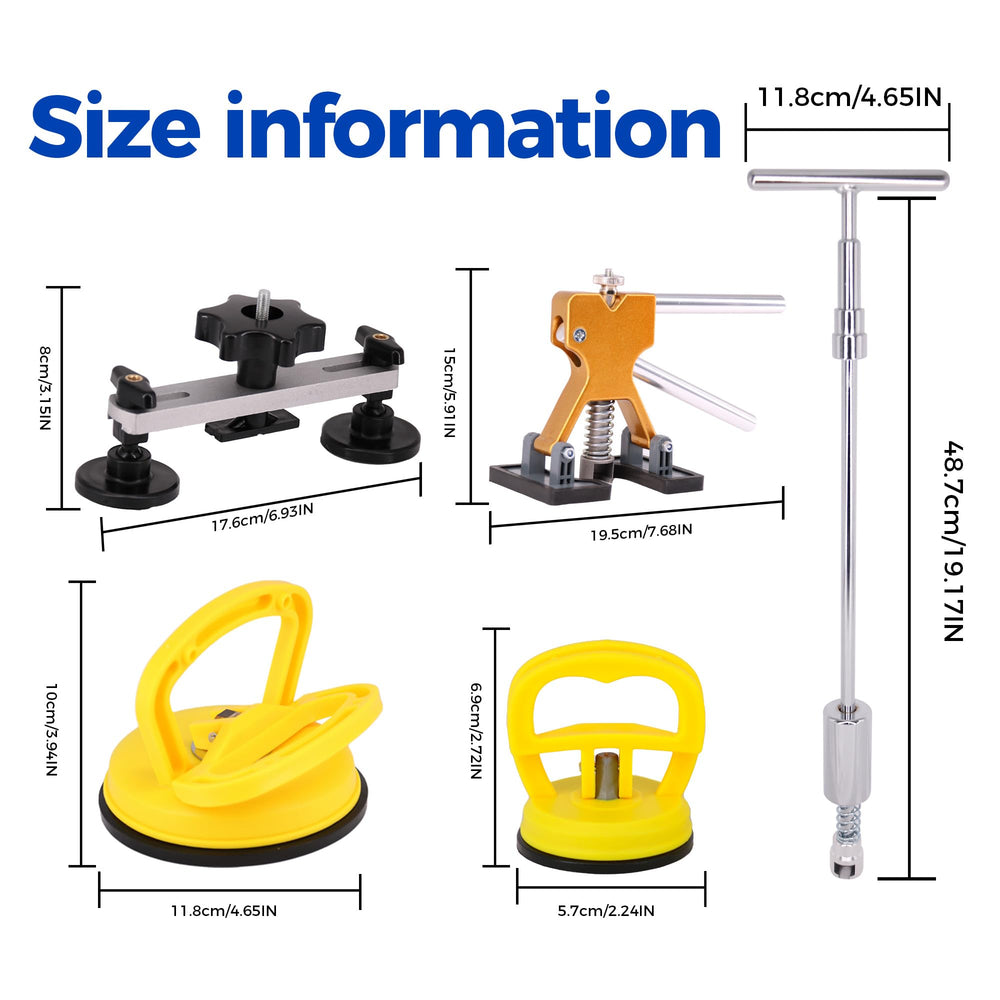 CZJCMECH 2-in-1 T-Bar slide hammer for large and small dents.