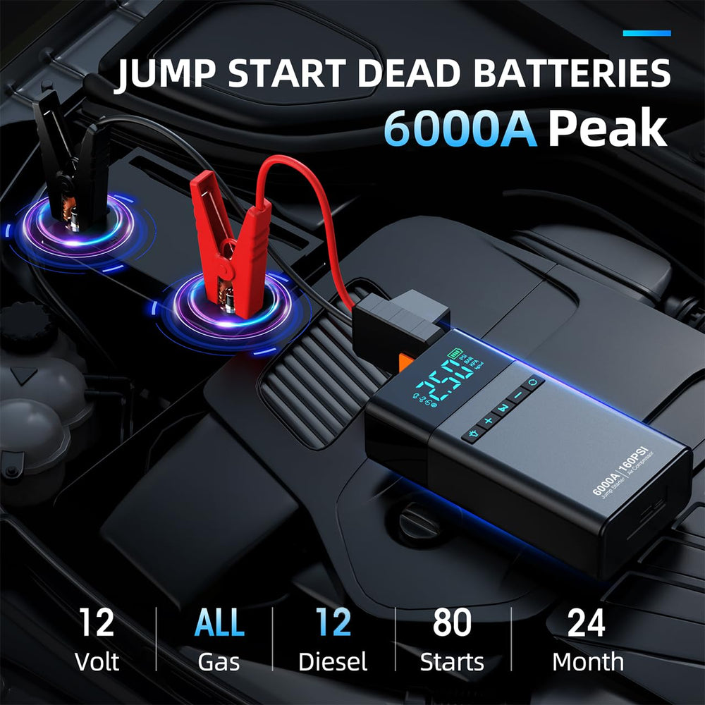 CZKBG YL03 jump starter with extended cables for hard-to-reach terminals