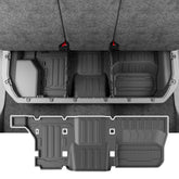 CZmenghe Tundra under-seat storage mat shows precise fitment for a clean truck space.