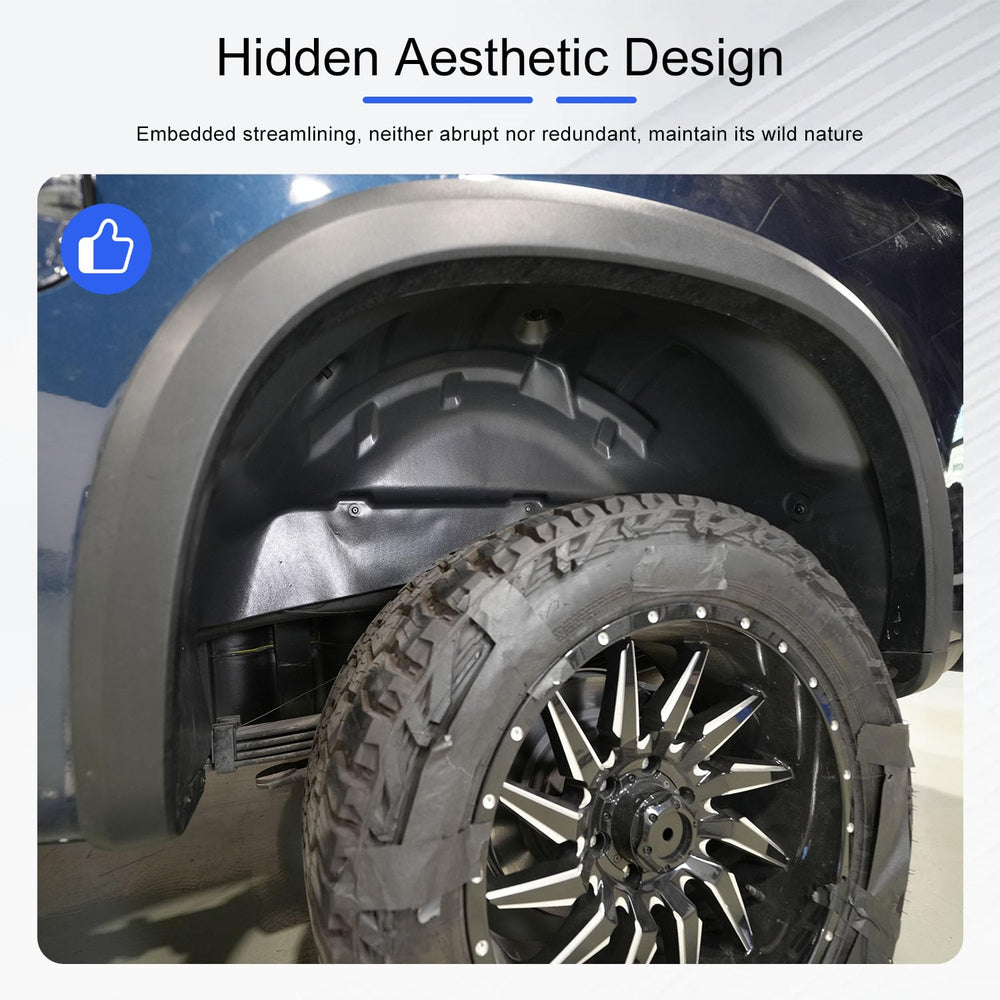 CZmenghe weather tough wheel arch cover reduces debris exposure and corrosion.