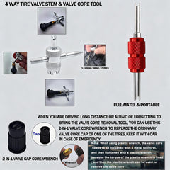 CZRWJXW valve core tool set ready for repairs