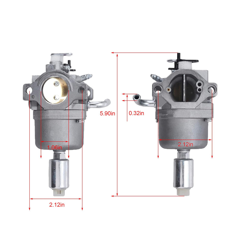 czsmbt carburetor replacement 331877 installed on engine demonstrating easier maintenance and startup