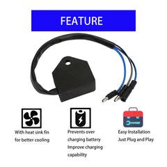 Czsmbt fuel pump relay for Mule 27034-1053 engine bay compatibility and reliability.
