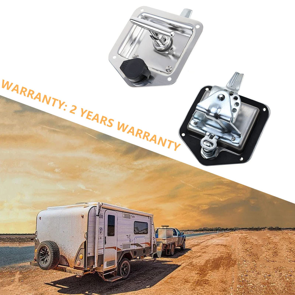 Czsmbt adjustable-depth tongue latch ready for flush mounting