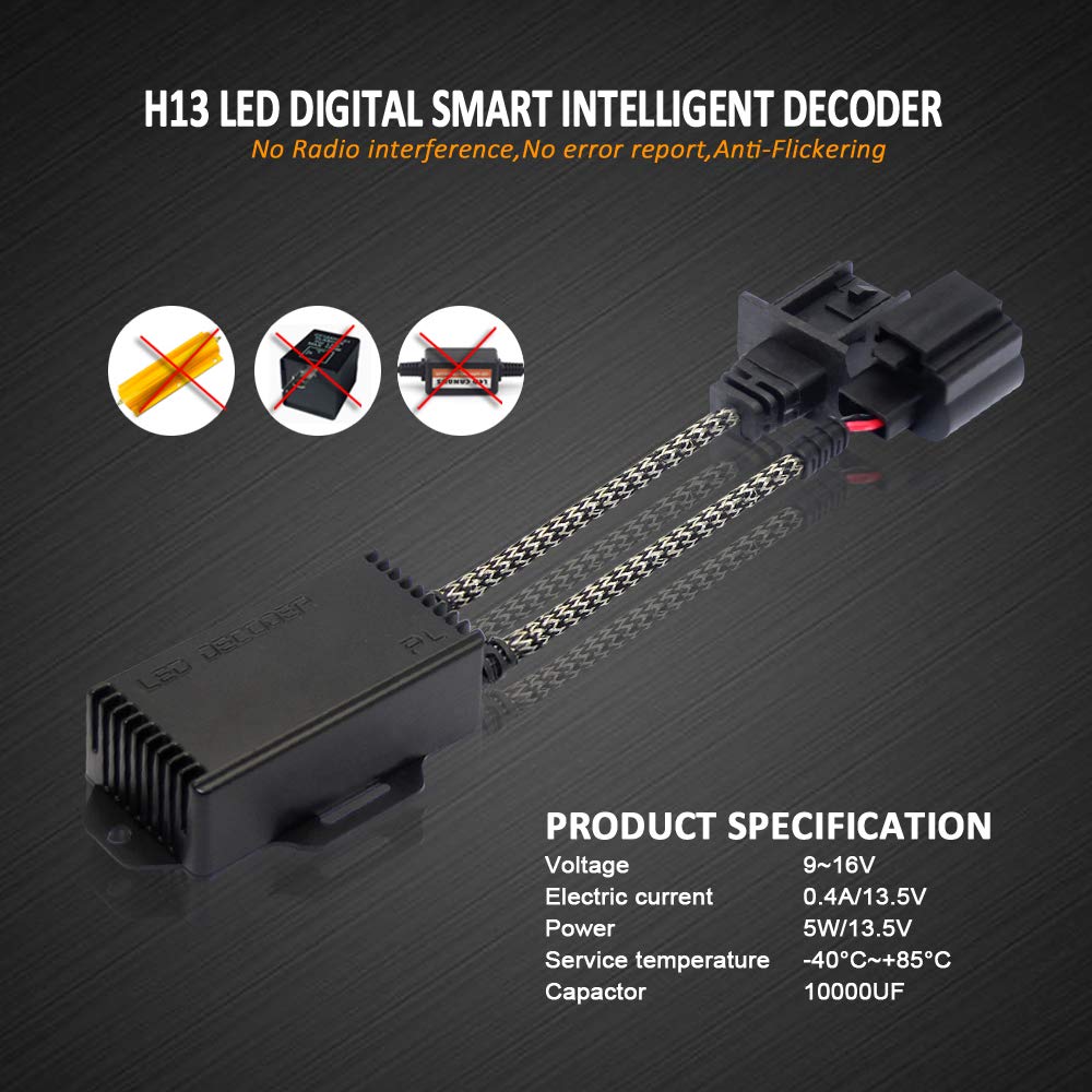 D-Lumina H13 decoder aluminum case with heat sinking for reliability