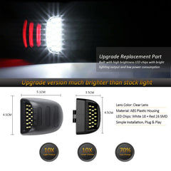 D-Lumina 6000K white LED plate light brightens rear illumination.