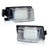 D-Lumina license plate light on Nissan 350Z left side enhances night-time plate visibility