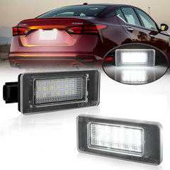 D-Lumina license plate light pack front view showing brightness and clarity