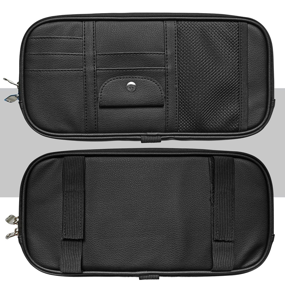 Da by Car Sun Visor Organizer card holders organize licenses and cards neatly.
