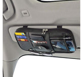 Da by Car Sun Visor Organizer with multi-pocket layout keeps essentials within easy reach.
