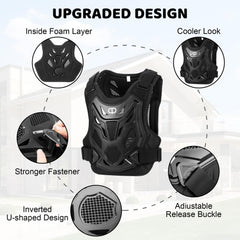 DA protective armor shoulder guards for all riders during sports.