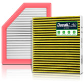 Dacall cabin filter with four-stage activated carbon design for fresher cabin air