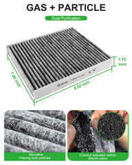 Dacall combo filter packaging shows easy one-stop replacement convenience.