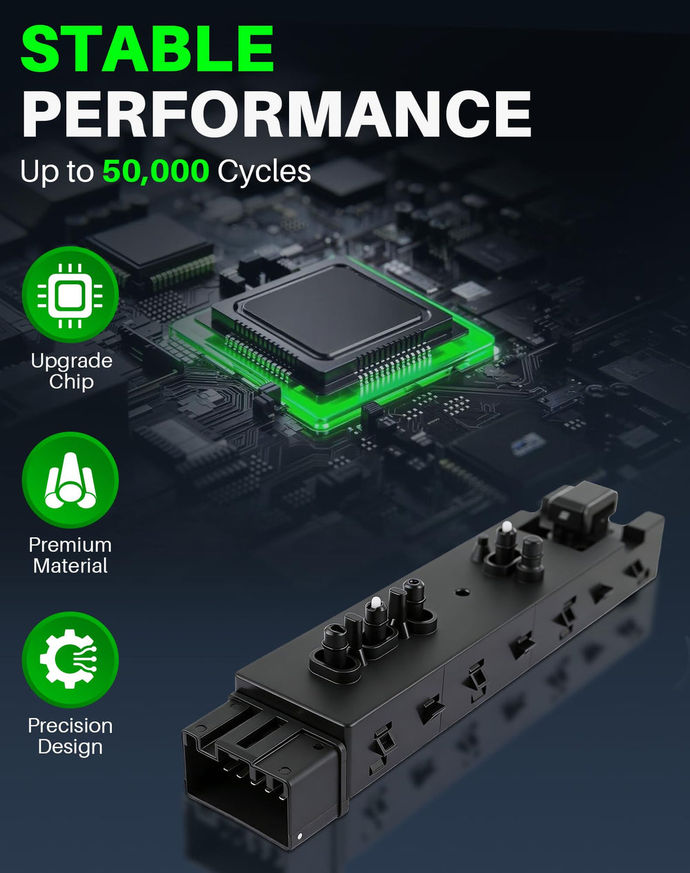 Dacall F250/F350 driver switch shows reliable operation.
