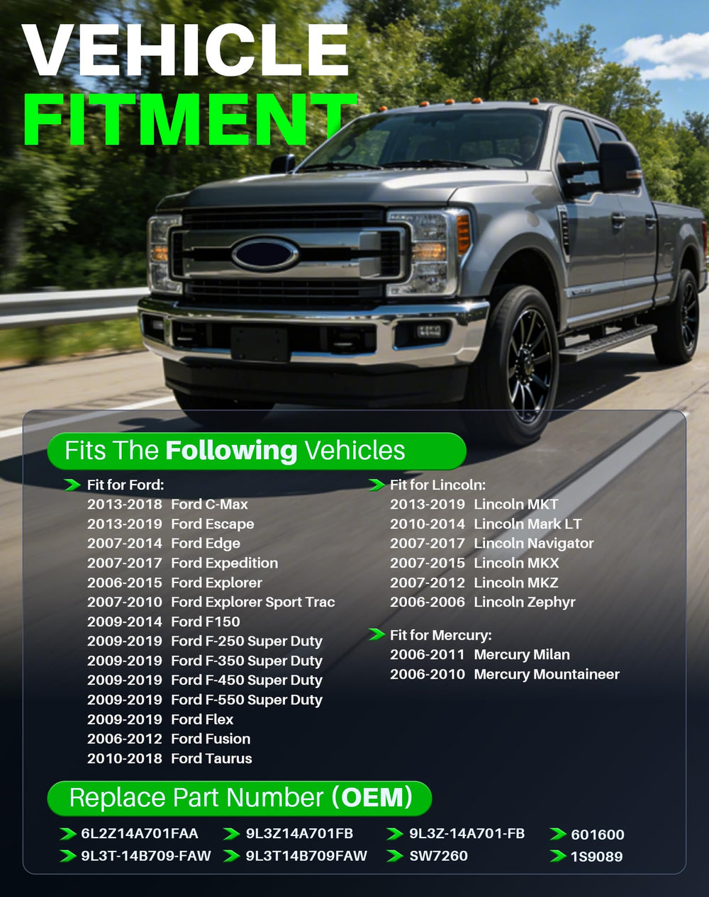 Dacall driver-side switch for Ford Explorer demonstrates multi-direction control.