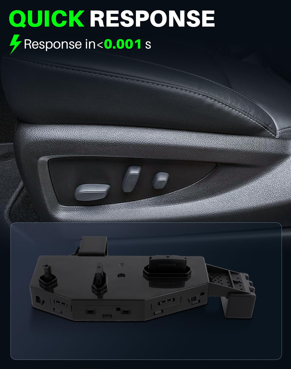 Dacall CTS-XTS front-left seat switch for smooth, reliable positioning