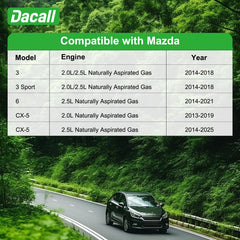 Dacall engine filter for Mazda 3 2014-2018 protects intake air and supports engine efficiency