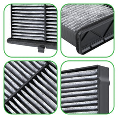 Dacall four-layer filtration close-up with carbon and microfiber.