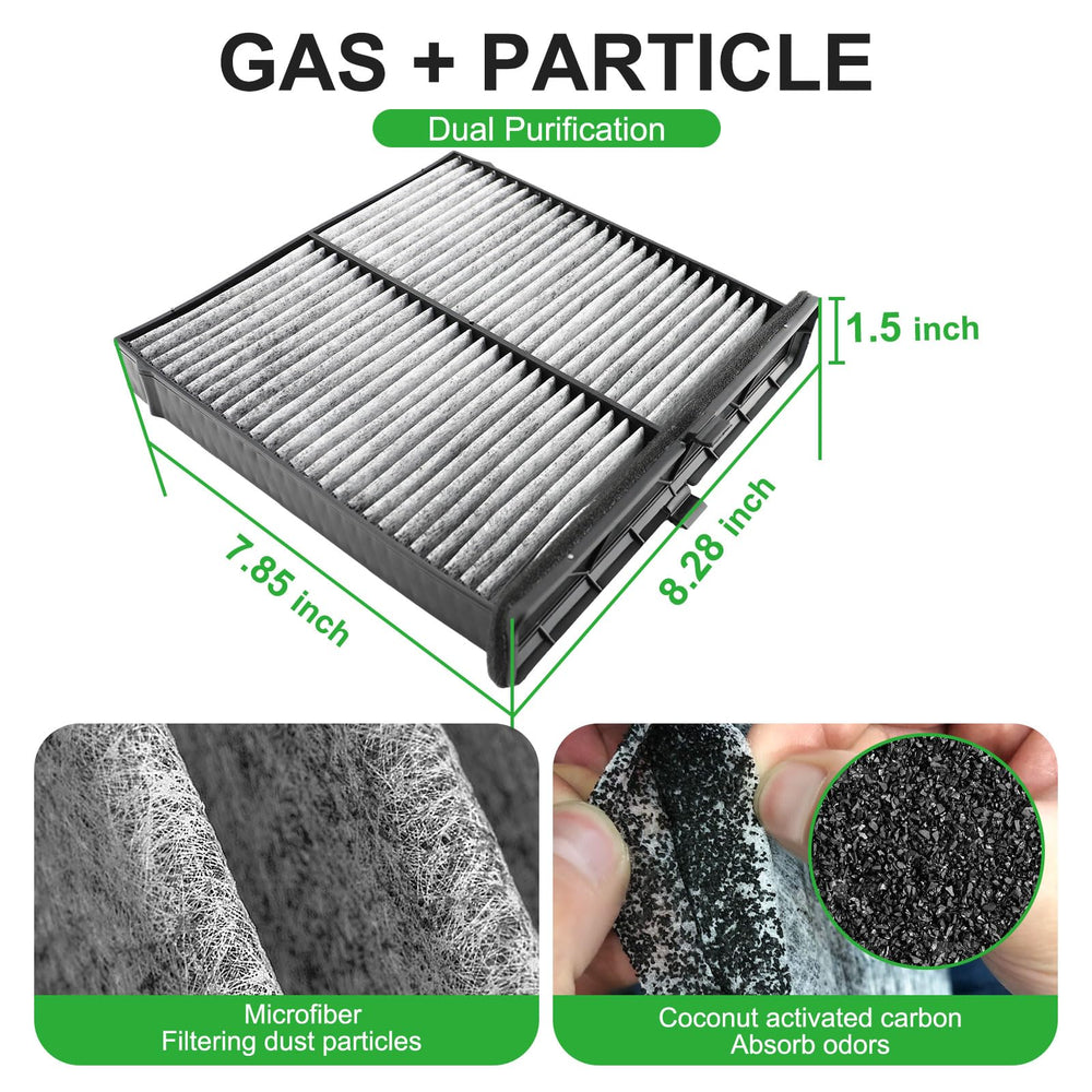 Dacall HEPA shield layer depicts pollen and dust capture capability.