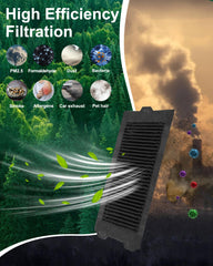 Dacall HV battery filter close-up media highlighting multi-layer microfiber media.