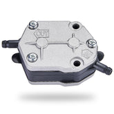 DAFGSEA Yamaha outboard fuel pump assembly front view showing compatibility with multiple HP ranges