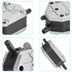 DAFGSEA Yamaha outboard fuel pump installation guide image highlights straightforward mounting