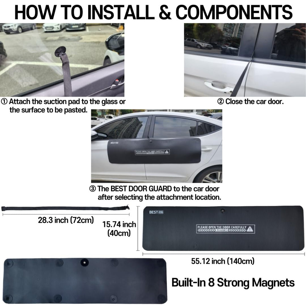 DAHINRAUM BestDoorGuard ensures clean surface for secure magnet adhesion