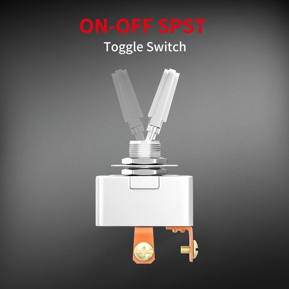 DaierTek automotive switch with screw terminals for fast, secure wiring.